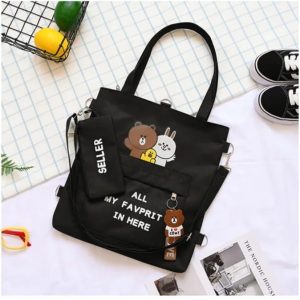 Canvas Bag Female Handbag Student