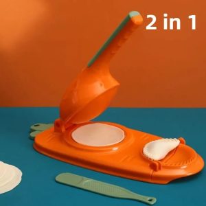 Hot Sale 2 In 1 Dumpling Maker Dumpling Press Mold Manual Chinese JIaozi Skin Kitchen Tools