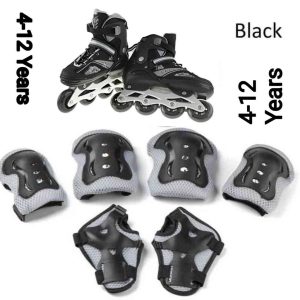 Skating shoe with safety guard for boys