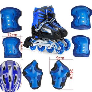 Skating shoe with set