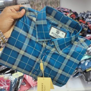 Pure Cotton full Sleeve Check Shirt for