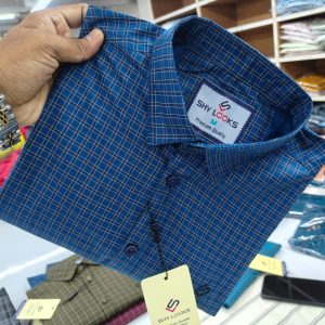 Pure Cotton full Sleeve Check Shirt for Men's