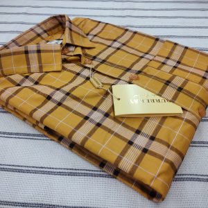 Pure Cotton full Sleeve Check Shirt for Men's
