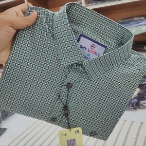 Pure Cotton full Sleeve Check Shirt for Men's