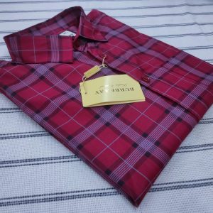 Pure Cotton full Sleeve Check Shirt for Men's