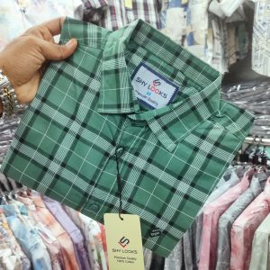 Pure Cotton full Sleeve Check Shirt for Men's