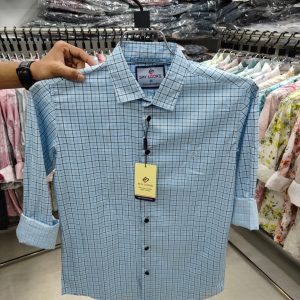 Cotton full Sleeve Check Shirt for Men's