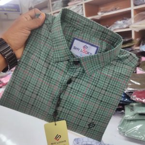 Cotton full Sleeve Check Shirt for Men's