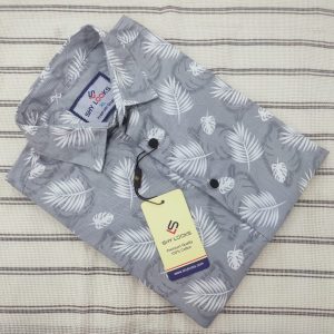 Pure Cotton full Sleeve Print Shirt for Men's