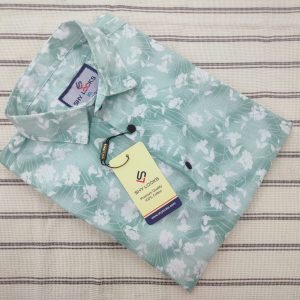 Pure Cotton full Sleeve Print Shirt for Men's