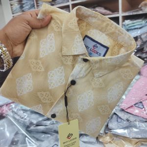 Pure Cotton full Sleeve Print Shirt for Men's