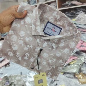 Pure Cotton full Sleeve Print Shirt for Men's