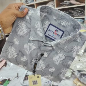 Pure Cotton full Sleeve Print Shirt for Men's