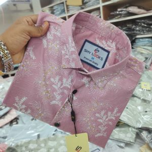 Pure Cotton full Sleeve Print Shirt for Men's