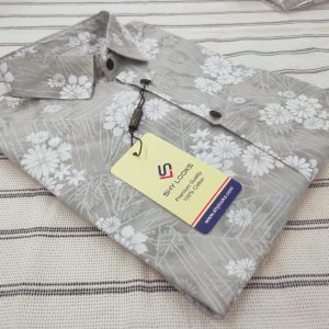 Pure Cotton full Sleeve Print Shirt for Men's