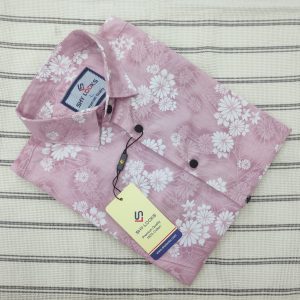 Pure Cotton full Sleeve Print Shirt for Men's