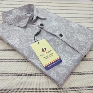 Pure Cotton full Sleeve Print Shirt for Men's*