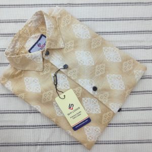 Pure Cotton full Sleeve Print Shirt for Men's*