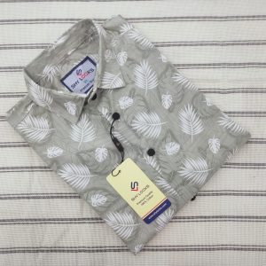 Pure Cotton full Sleeve Print Shirt for Men's*