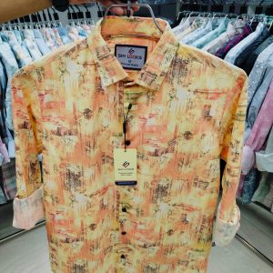 *full Sleeve Digital Print Shirt for Men's*